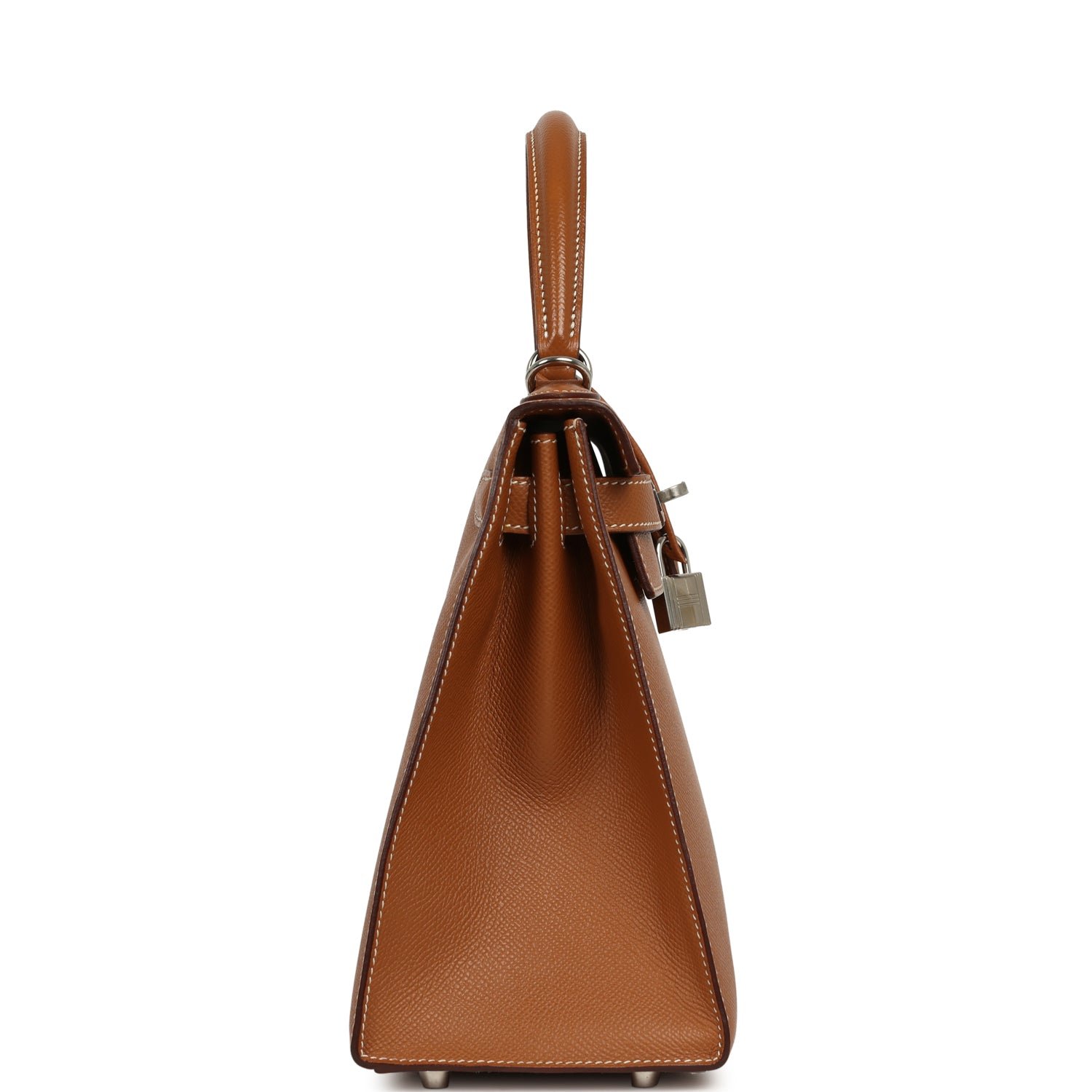 Hermes Kelly Sellier 28 Gold Verso Epsom Palladium Hardware - Image 3