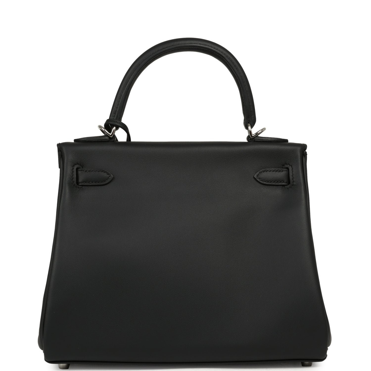Hermes Kelly Retourne 25 Black Swift Palladium Hardware - Image 4