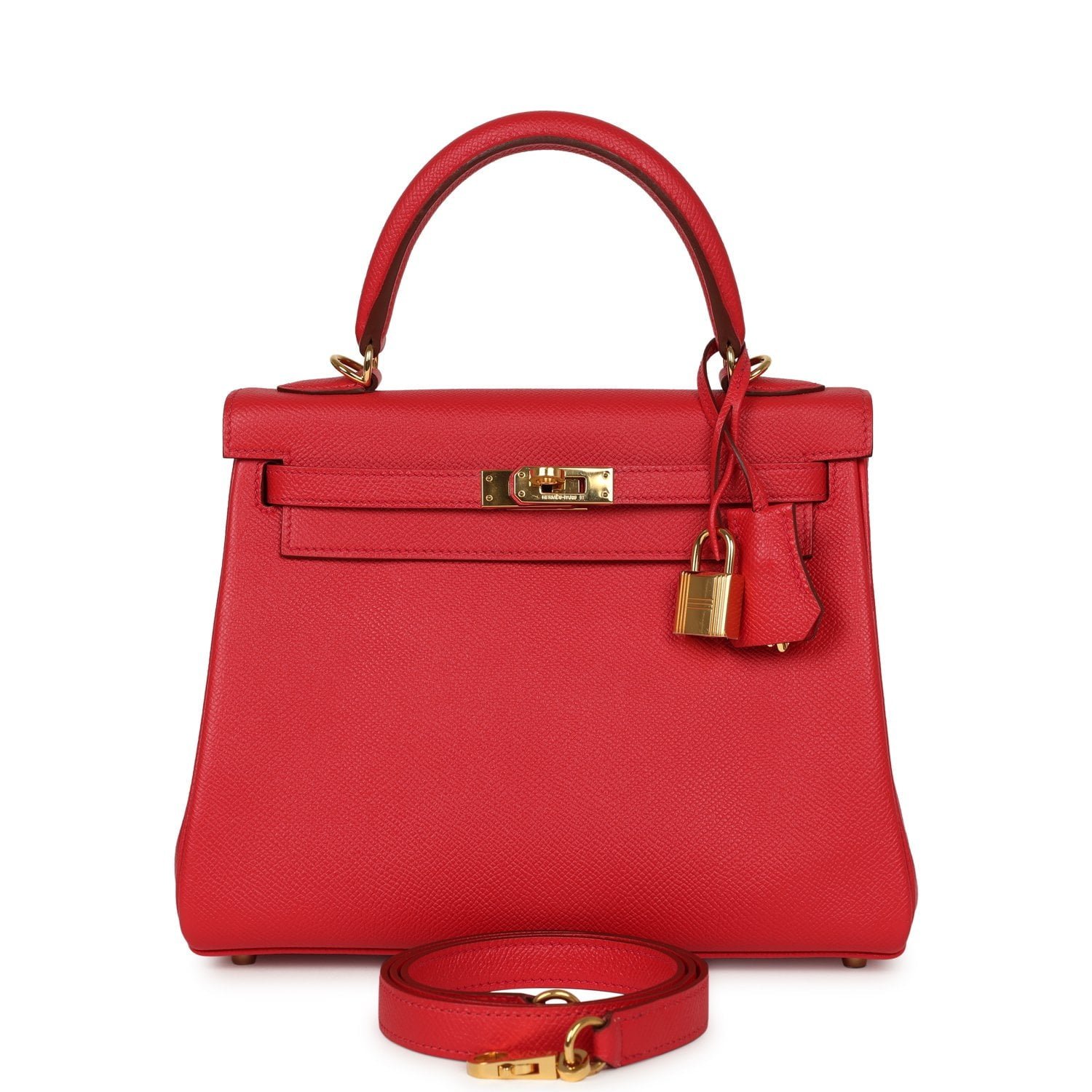 Hermes Kelly Retourne 25 Bougainvillea Epsom Gold Hardware