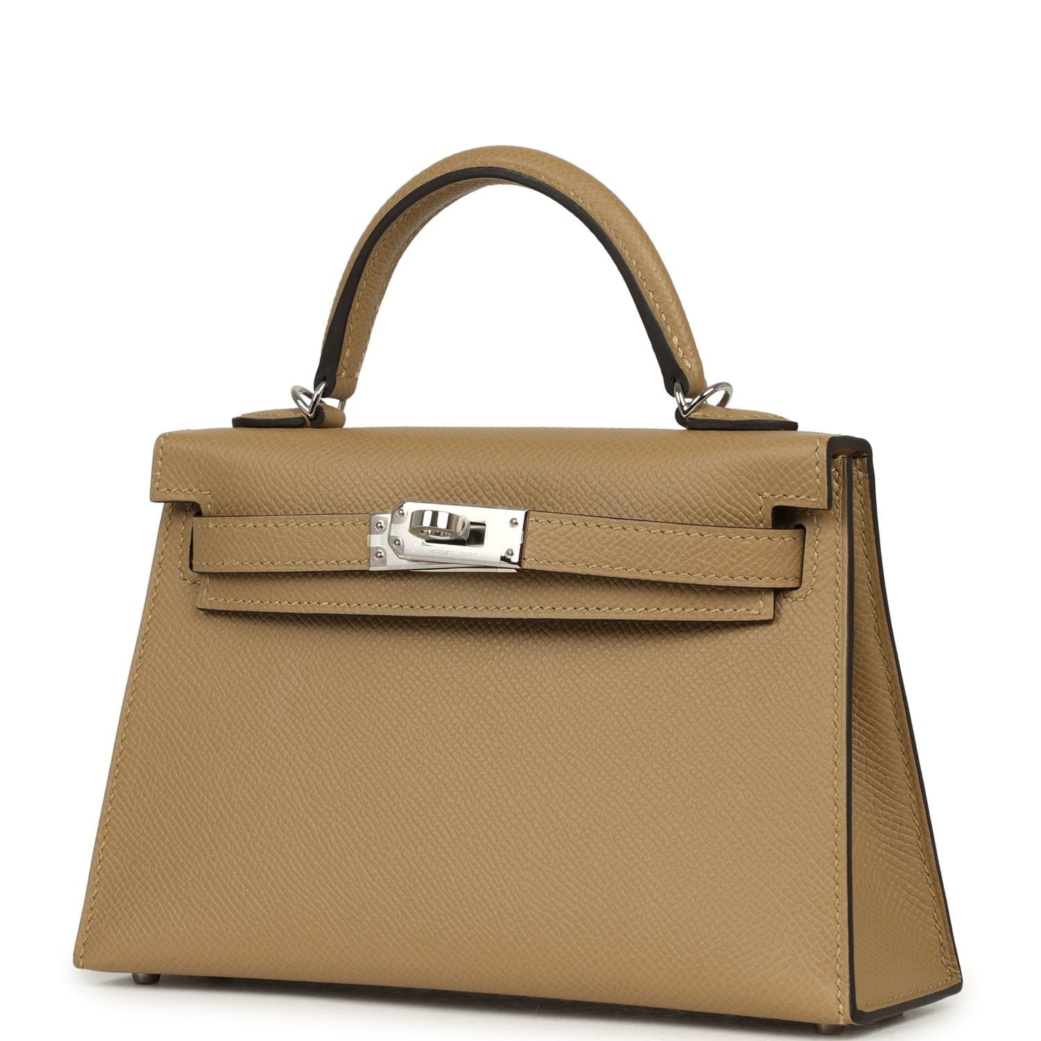 Hermes Kelly Sellier 20 Poussiere Epsom Palladium Hardware - Image 5