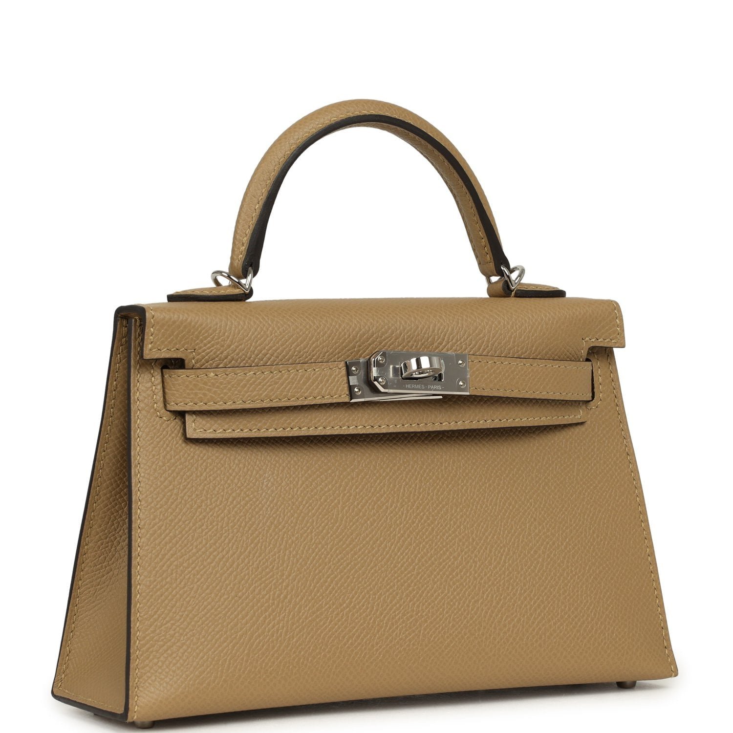 Hermes Kelly Sellier 20 Poussiere Epsom Palladium Hardware - Image 2