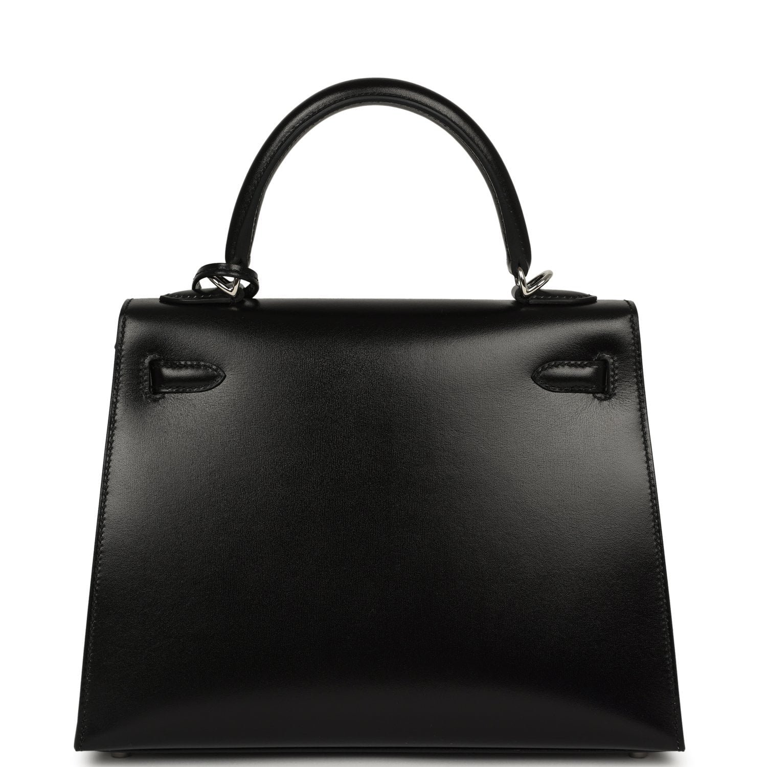 Hermes Kelly Sellier 25 Black Box Palladium Hardware - Image 4