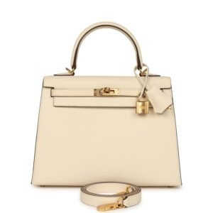 Hermes Kelly Sellier 25 Nata Epsom Gold Hardware (MAC-H-K-260916-1-ML)