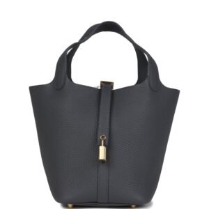 Hermes Picotin Lock 18 Ardoise Clemence Permabrass Hardware