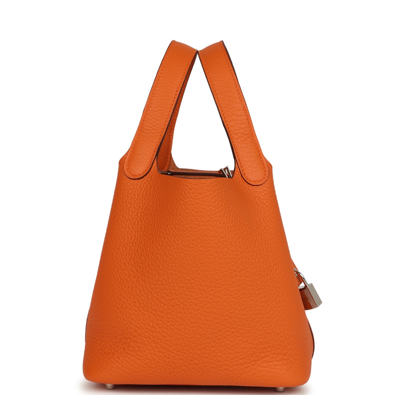 Hermes Picotin Lock 18 Orange Clemence Palladium Hardware (MAC-H-PI-251002-6) - Image 3