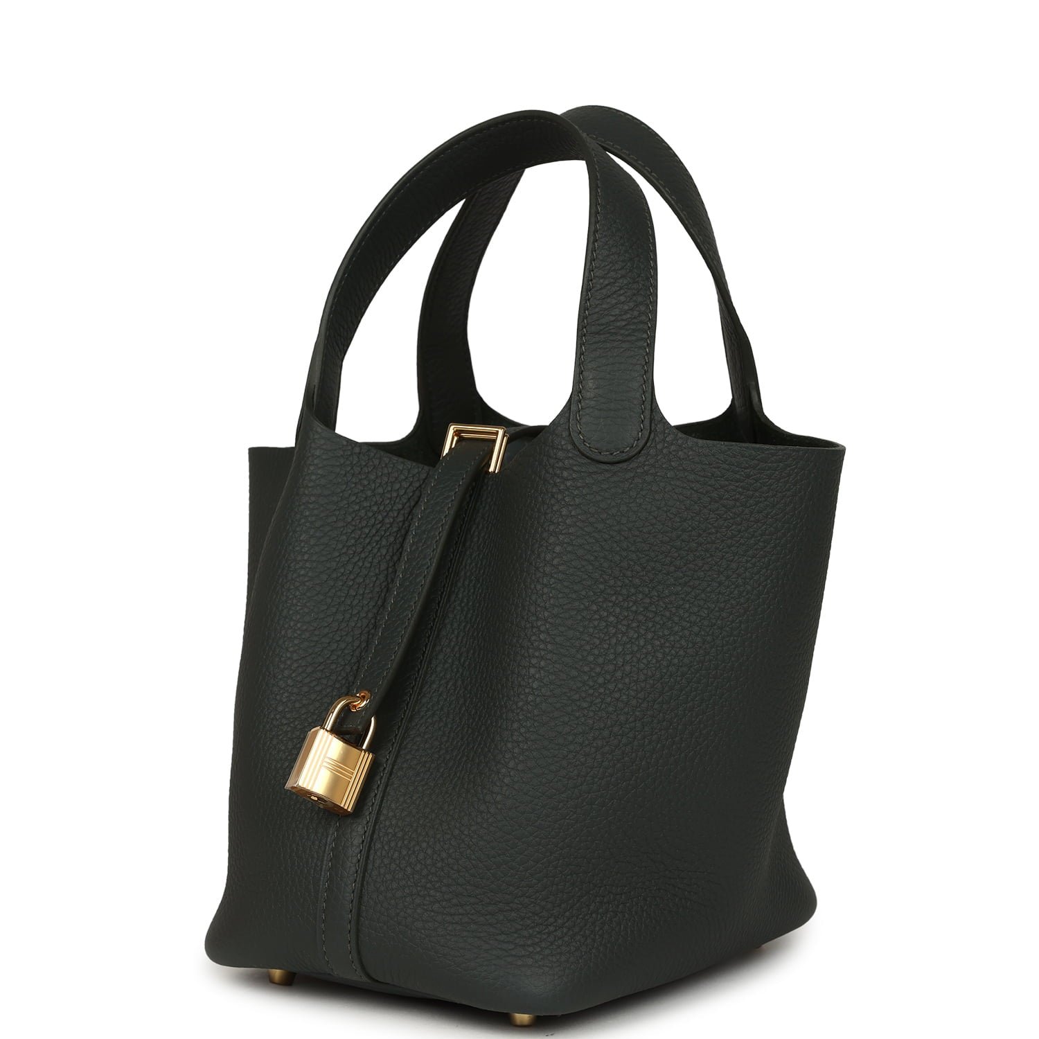 Hermes Picotin Lock 18 Vert Mangrove Clemence Gold Hardware - Image 5
