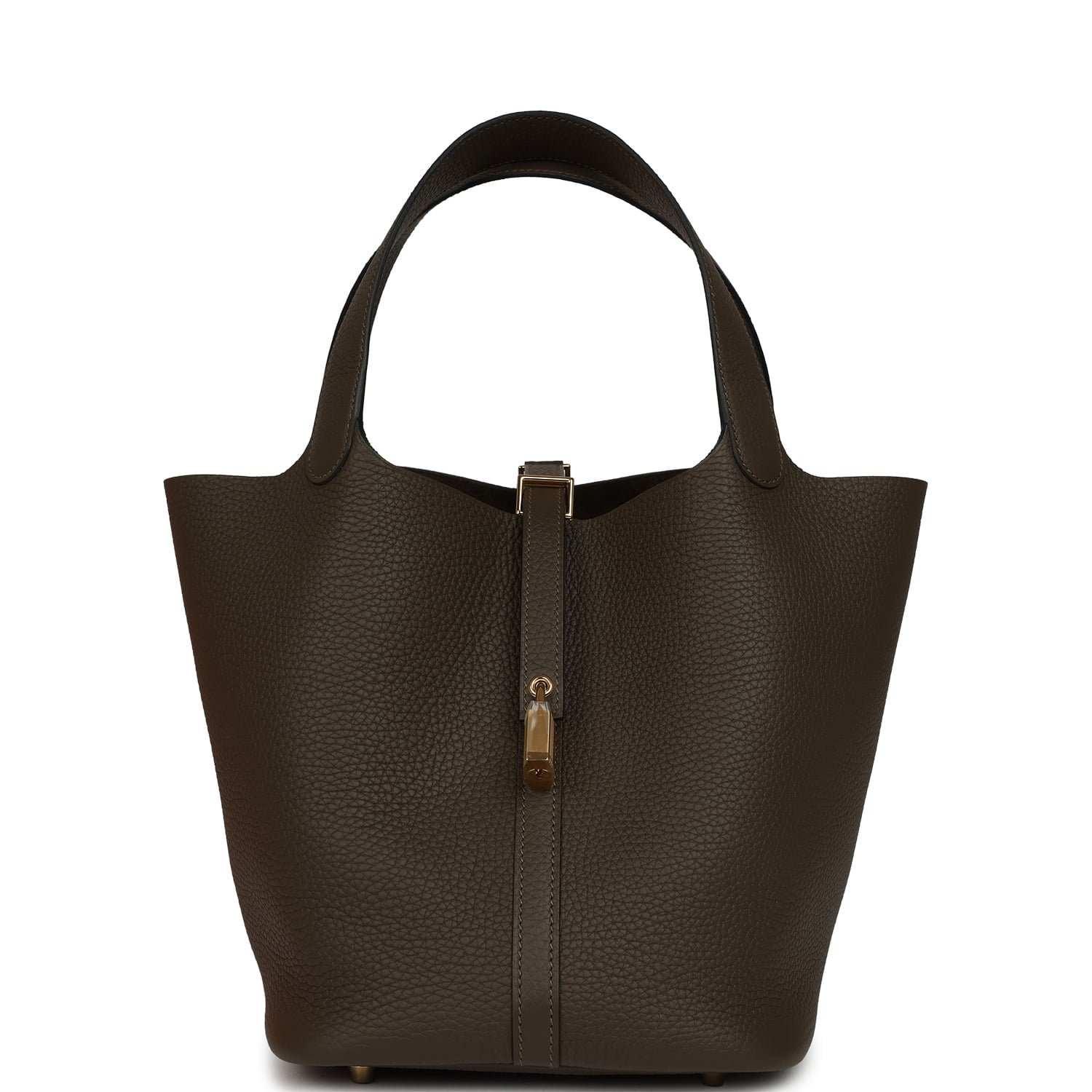 Hermes Picotin Lock 22 Vert Loden Clemence Gold Hardware