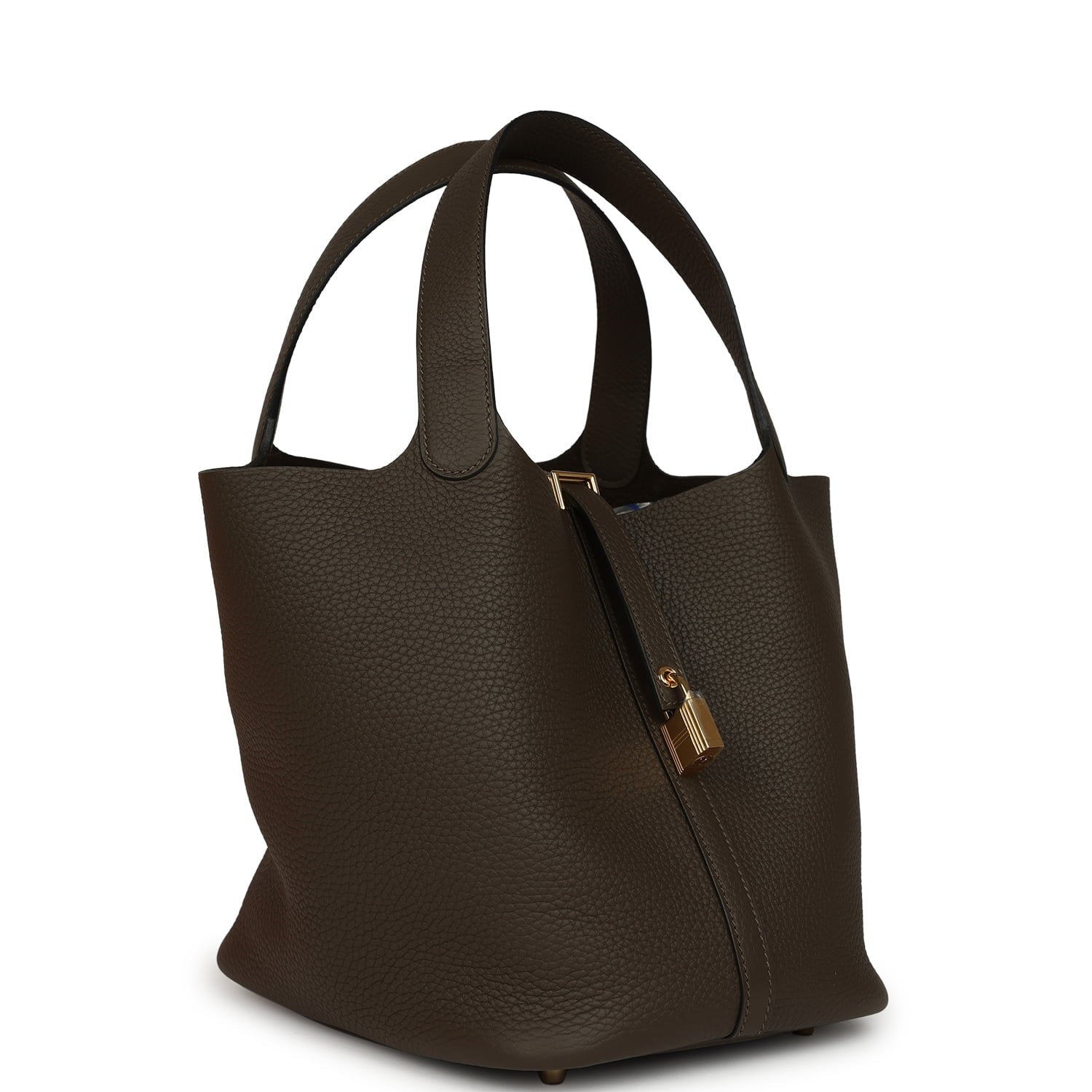 Hermes Picotin Lock 22 Vert Loden Clemence Gold Hardware - Image 2