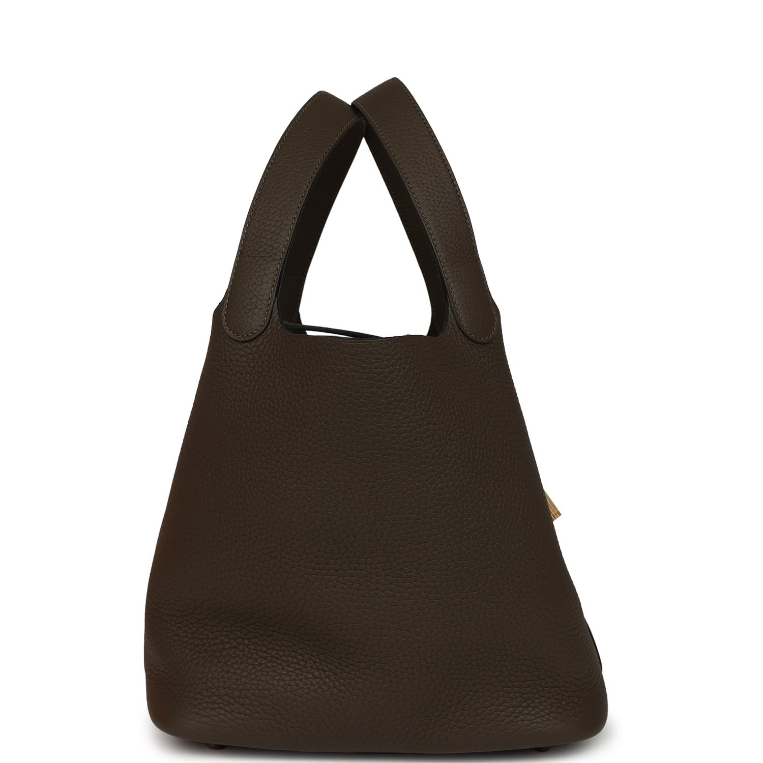 Hermes Picotin Lock 22 Vert Loden Clemence Gold Hardware - Image 3