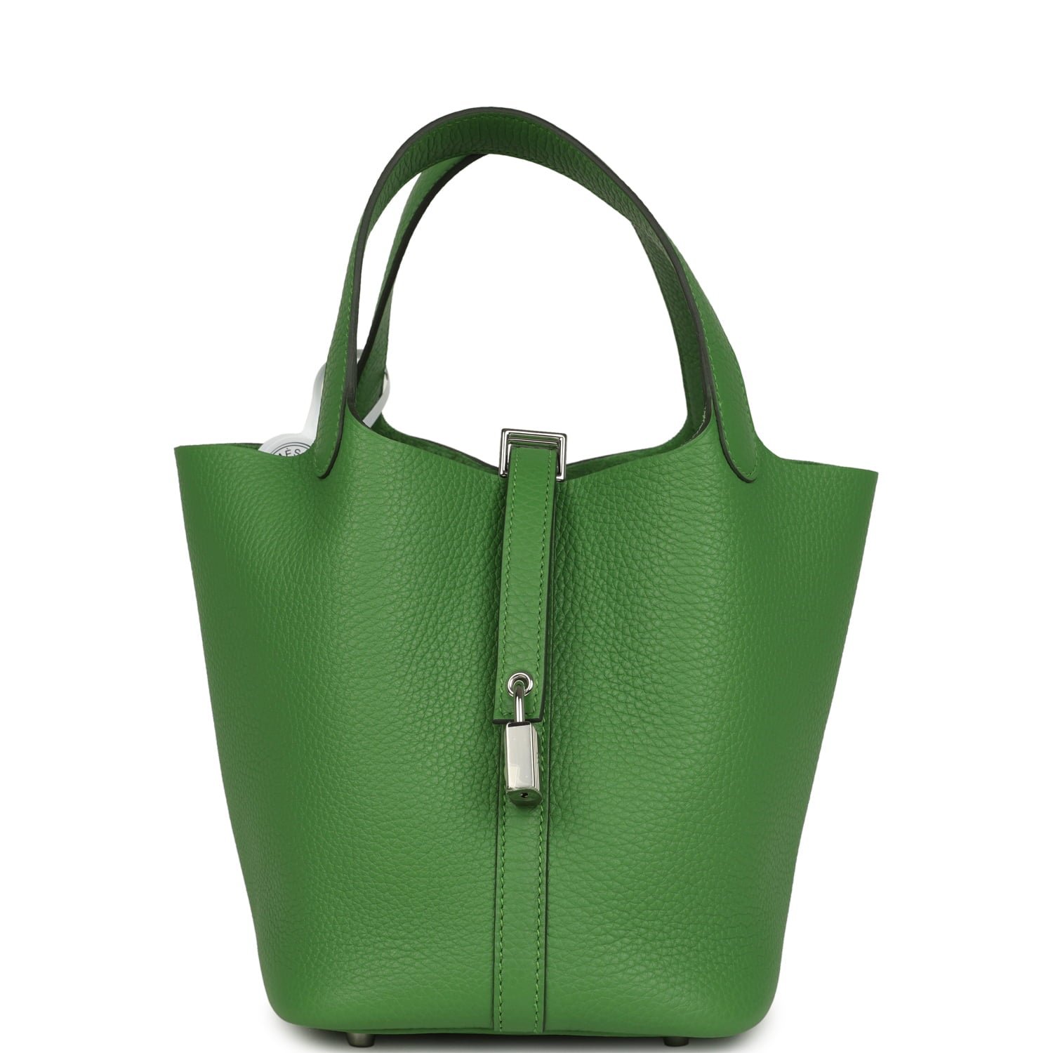 Hermes Picotin Lock 18 Vert Yucca Clemence Palladium Hardware