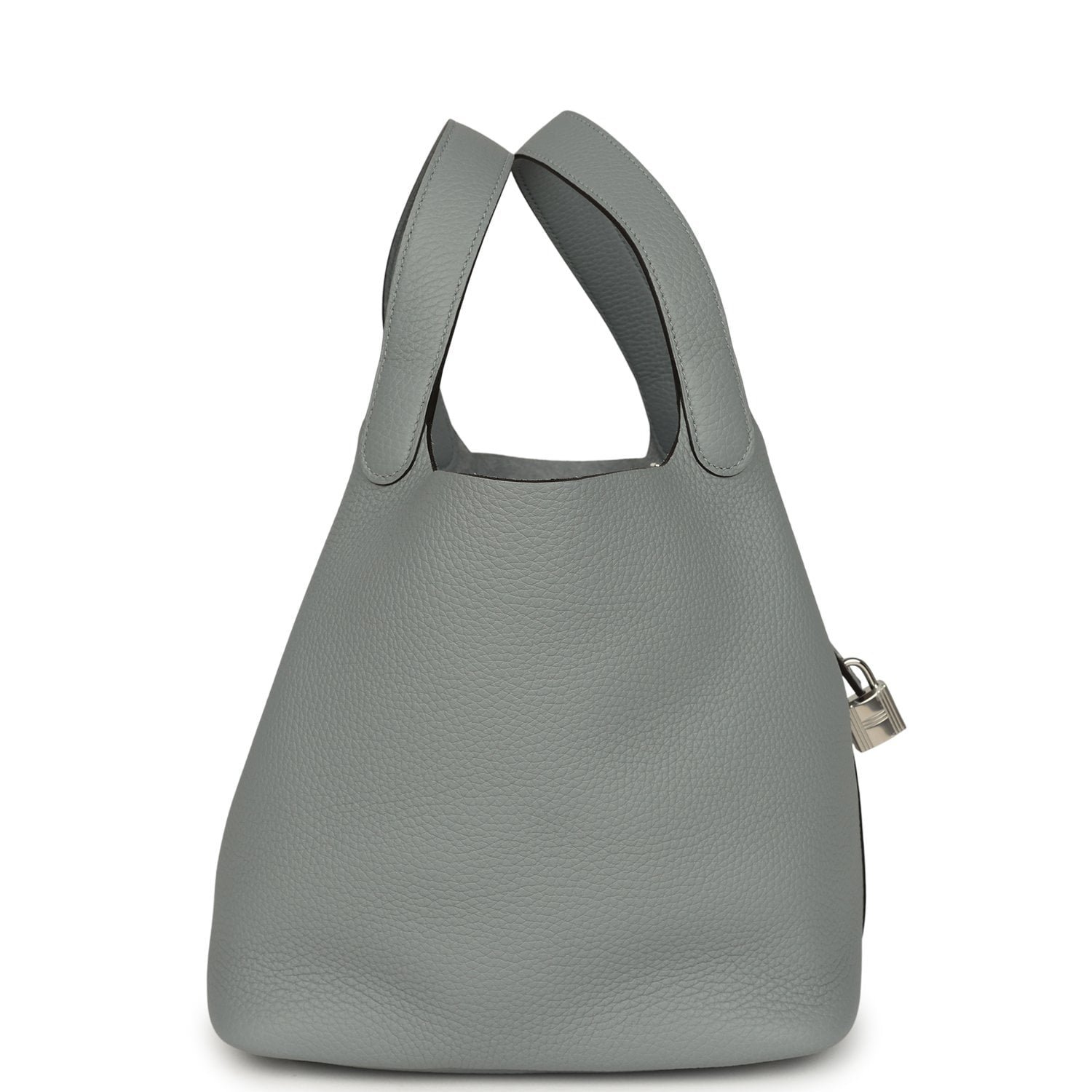 Hermes Picotin Lock 22 Gris Pantin Clemence Palladium Hardware - Image 3