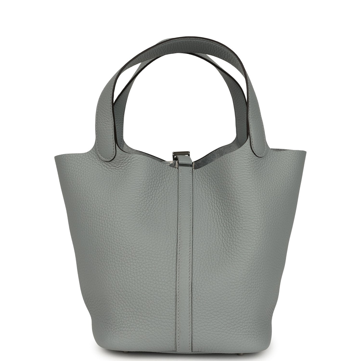 Hermes Picotin Lock 22 Gris Pantin Clemence Palladium Hardware - Image 4