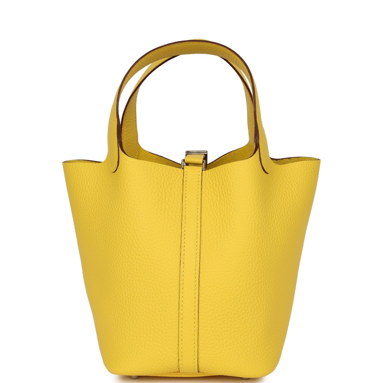 Hermes Picotin Lock 18 Canari Clemence Palladium Hardware - Image 4