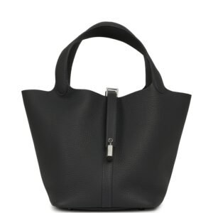 Hermes Picotin Lock 22 Ardoise Clemence Palladium Hardware