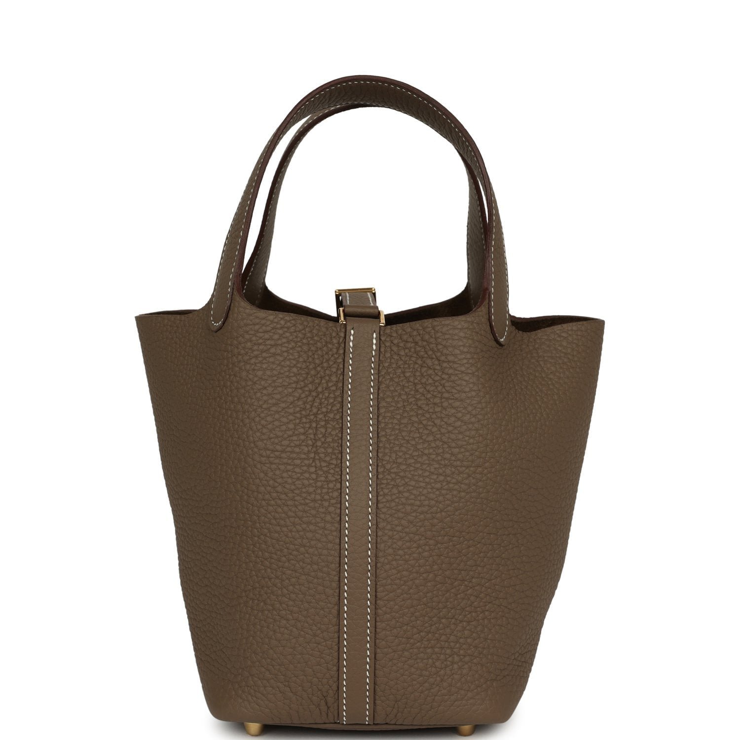 Hermes Picotin Lock 18 Etoupe Clemence Gold Hardware - Image 4