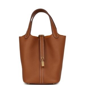 Hermes Picotin Lock 18 Gold Clemence Gold Hardware (MAC-H-PI-260916-1)